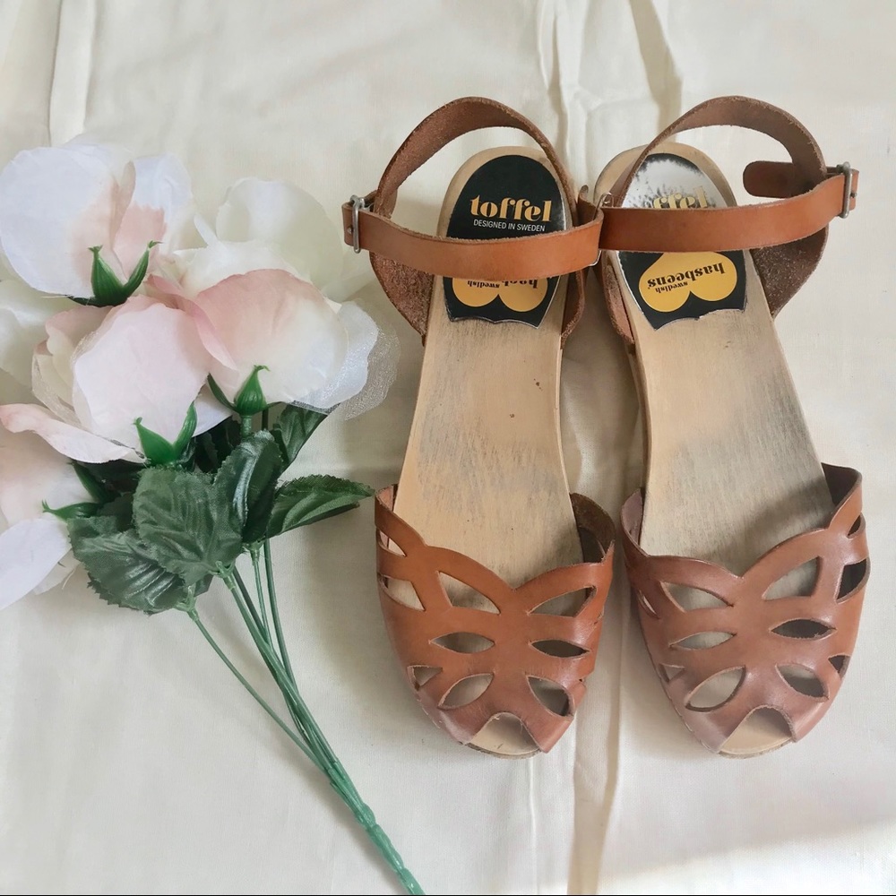 Price Drop! Swedish Hasbeens Ornament Clog Sandals